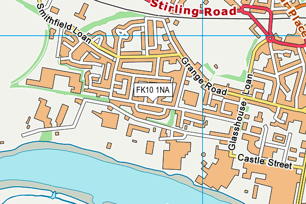 FK10 1NA map - OS VectorMap District (Ordnance Survey)