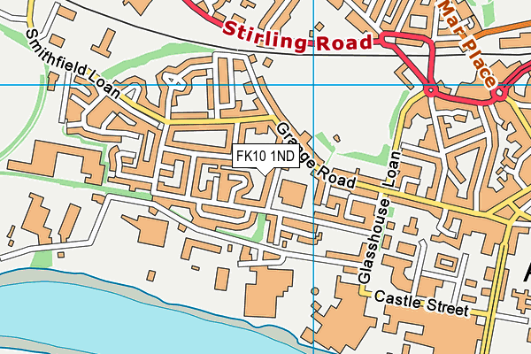 FK10 1ND map - OS VectorMap District (Ordnance Survey)