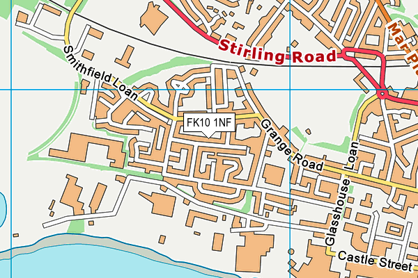 FK10 1NF map - OS VectorMap District (Ordnance Survey)