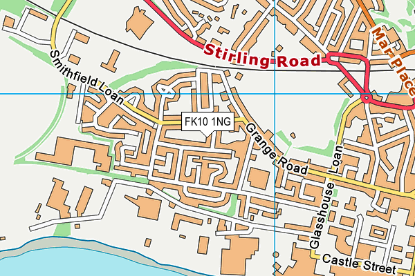 FK10 1NG map - OS VectorMap District (Ordnance Survey)