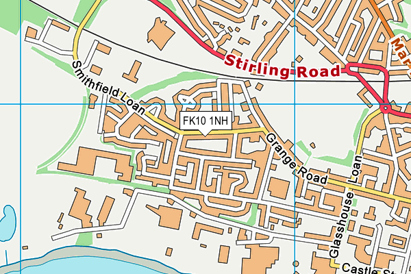 FK10 1NH map - OS VectorMap District (Ordnance Survey)