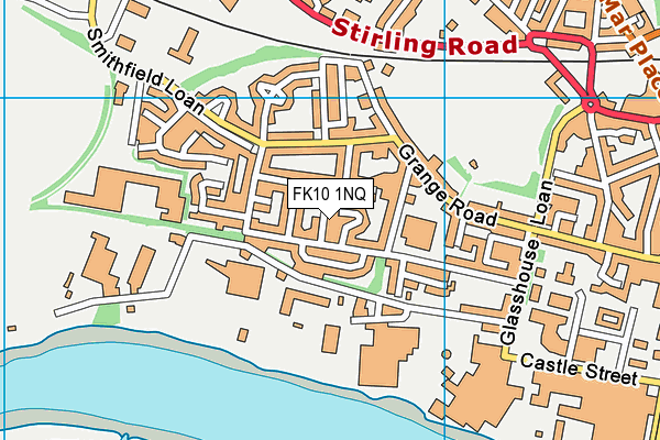 FK10 1NQ map - OS VectorMap District (Ordnance Survey)