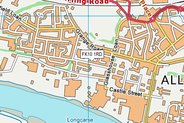 FK10 1RD map - OS VectorMap District (Ordnance Survey)