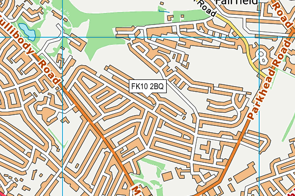 FK10 2BQ map - OS VectorMap District (Ordnance Survey)