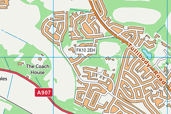 FK10 2EH map - OS VectorMap District (Ordnance Survey)