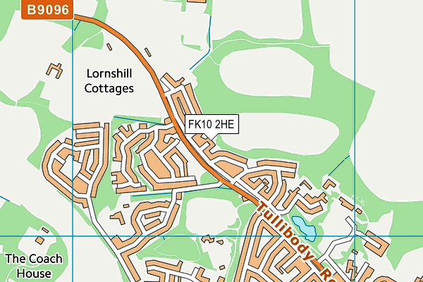 FK10 2HE map - OS VectorMap District (Ordnance Survey)