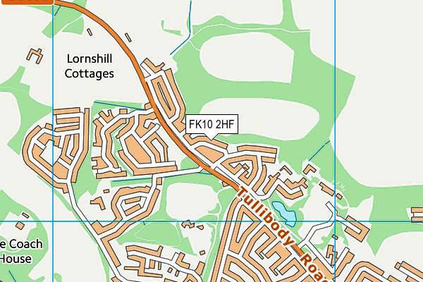 FK10 2HF map - OS VectorMap District (Ordnance Survey)