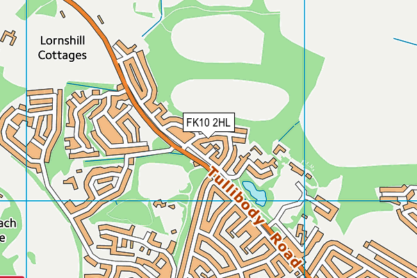 FK10 2HL map - OS VectorMap District (Ordnance Survey)