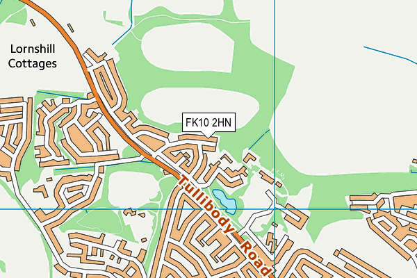 FK10 2HN map - OS VectorMap District (Ordnance Survey)