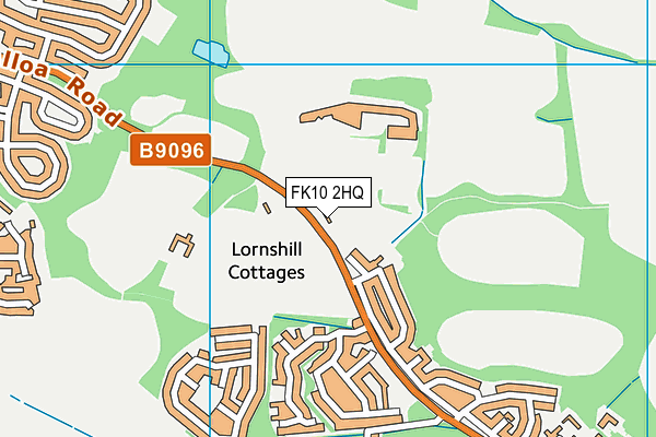 FK10 2HQ map - OS VectorMap District (Ordnance Survey)