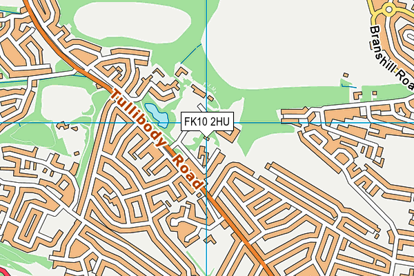 FK10 2HU map - OS VectorMap District (Ordnance Survey)