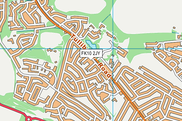 FK10 2JY map - OS VectorMap District (Ordnance Survey)