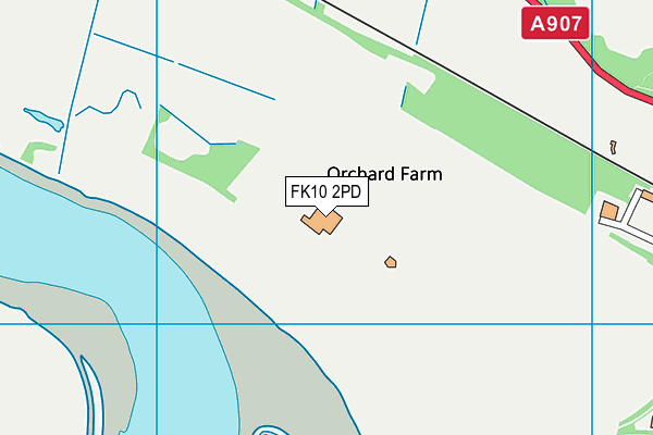 FK10 2PD map - OS VectorMap District (Ordnance Survey)