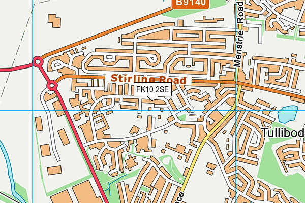 FK10 2SE map - OS VectorMap District (Ordnance Survey)