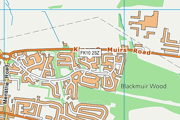 FK10 2SZ map - OS VectorMap District (Ordnance Survey)