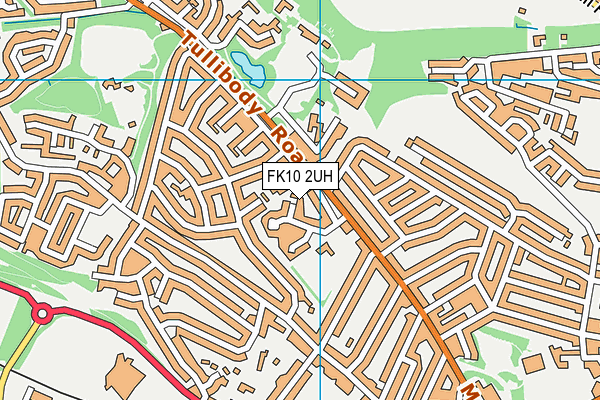 FK10 2UH map - OS VectorMap District (Ordnance Survey)