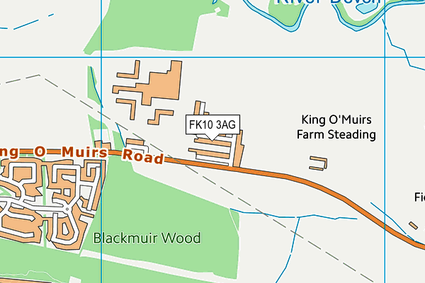 FK10 3AG map - OS VectorMap District (Ordnance Survey)