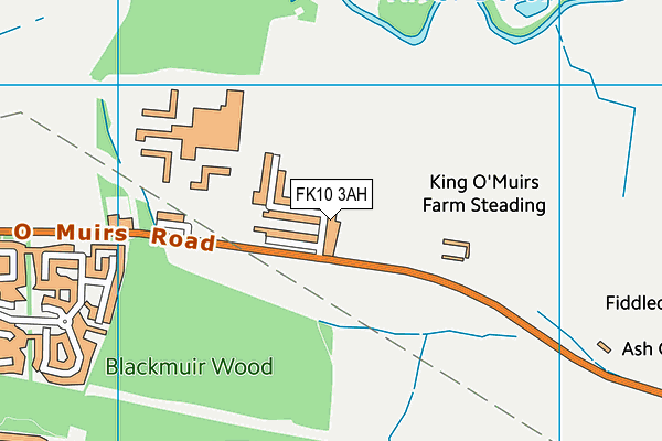 FK10 3AH map - OS VectorMap District (Ordnance Survey)