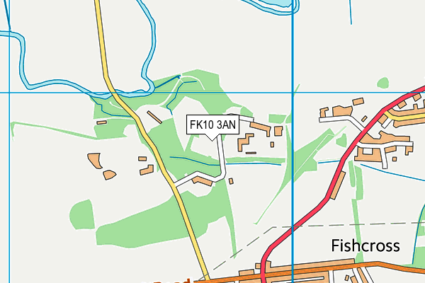 FK10 3AN map - OS VectorMap District (Ordnance Survey)