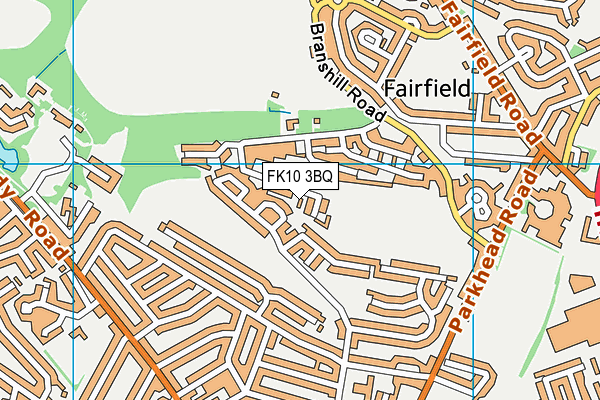 FK10 3BQ map - OS VectorMap District (Ordnance Survey)