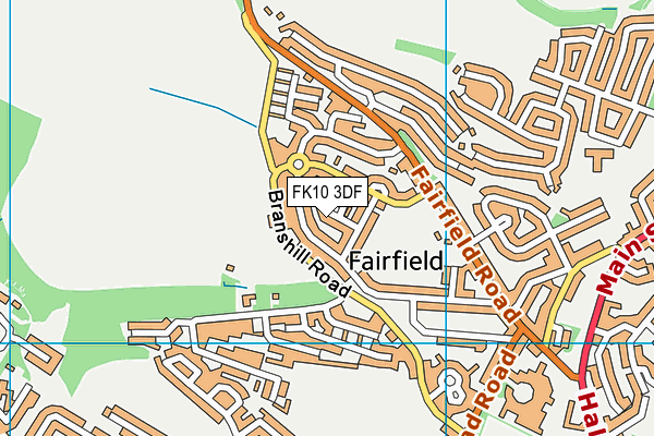 FK10 3DF map - OS VectorMap District (Ordnance Survey)