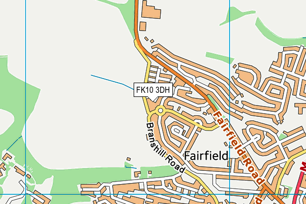 FK10 3DH map - OS VectorMap District (Ordnance Survey)