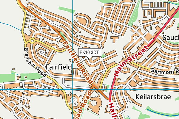 FK10 3DT map - OS VectorMap District (Ordnance Survey)