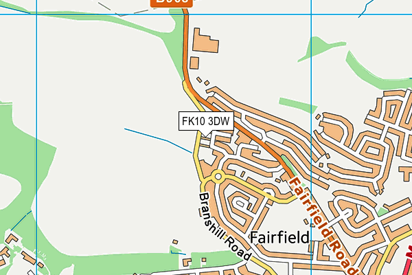 FK10 3DW map - OS VectorMap District (Ordnance Survey)