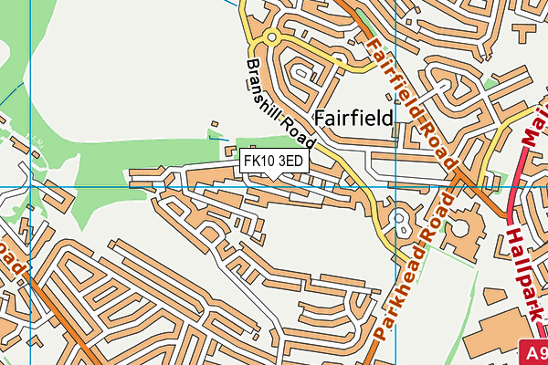 FK10 3ED map - OS VectorMap District (Ordnance Survey)