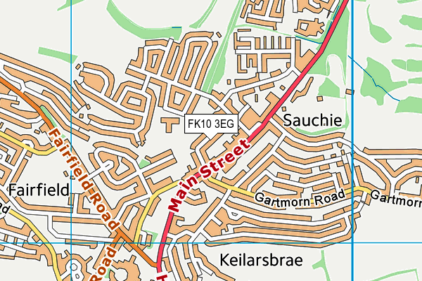 FK10 3EG map - OS VectorMap District (Ordnance Survey)