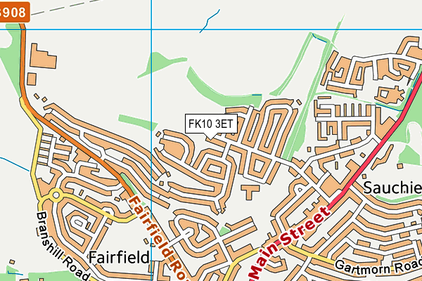 FK10 3ET map - OS VectorMap District (Ordnance Survey)