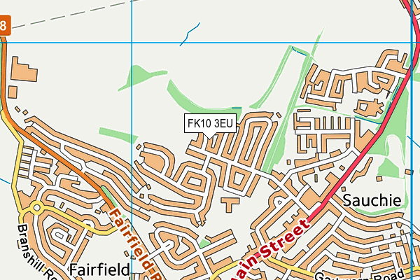 FK10 3EU map - OS VectorMap District (Ordnance Survey)