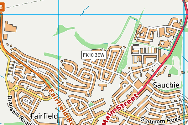 FK10 3EW map - OS VectorMap District (Ordnance Survey)