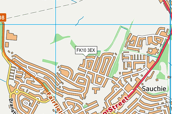 FK10 3EX map - OS VectorMap District (Ordnance Survey)