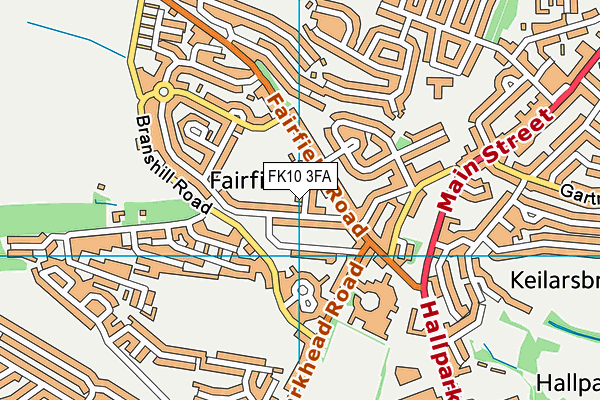 FK10 3FA map - OS VectorMap District (Ordnance Survey)