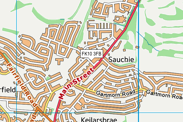 FK10 3FB map - OS VectorMap District (Ordnance Survey)