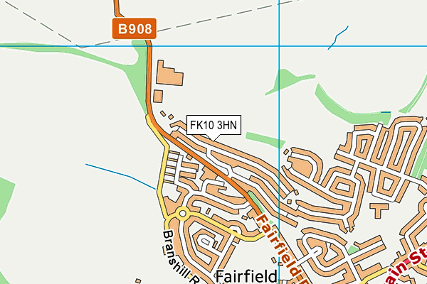 FK10 3HN map - OS VectorMap District (Ordnance Survey)