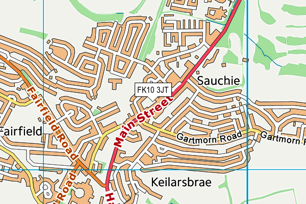 Map of SAUCHIE EXPRESS LTD at district scale