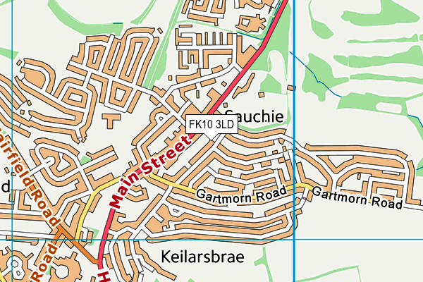 FK10 3LD map - OS VectorMap District (Ordnance Survey)