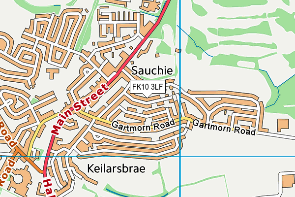 FK10 3LF map - OS VectorMap District (Ordnance Survey)