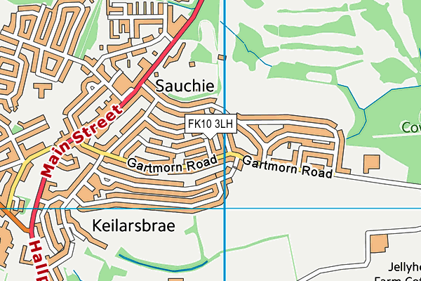 FK10 3LH map - OS VectorMap District (Ordnance Survey)