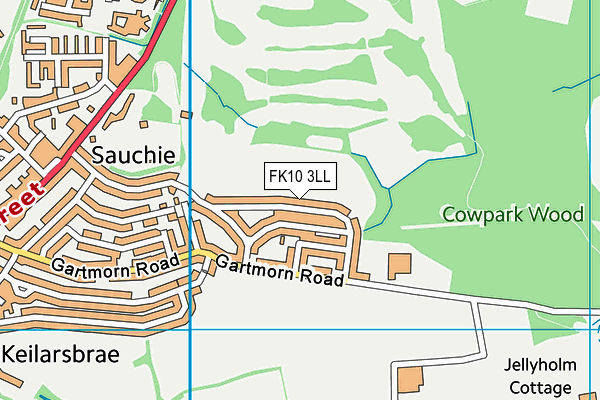 FK10 3LL map - OS VectorMap District (Ordnance Survey)