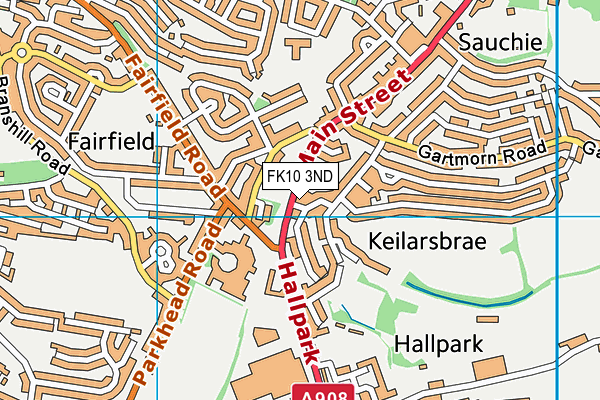 FK10 3ND map - OS VectorMap District (Ordnance Survey)