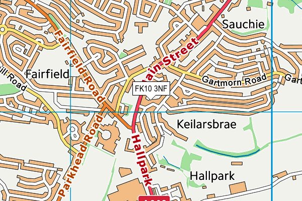 FK10 3NF map - OS VectorMap District (Ordnance Survey)