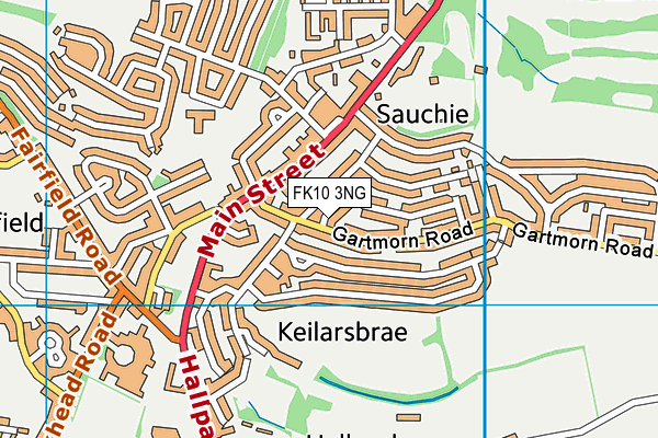 FK10 3NG map - OS VectorMap District (Ordnance Survey)