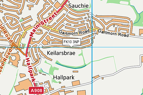 FK10 3NP map - OS VectorMap District (Ordnance Survey)