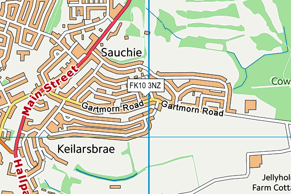 FK10 3NZ map - OS VectorMap District (Ordnance Survey)