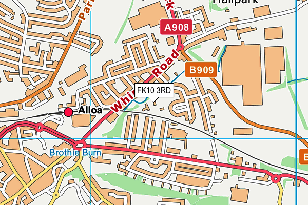 FK10 3RD map - OS VectorMap District (Ordnance Survey)