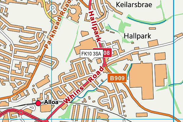 Map of SNAX ALLOA LTD at district scale