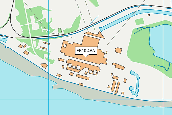FK10 4AA map - OS VectorMap District (Ordnance Survey)